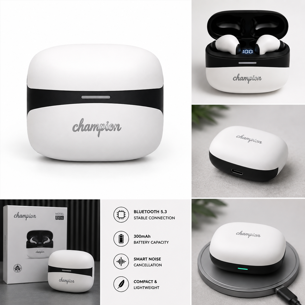 Champion U39 Wireless Stereo Earbuds - Image 2
